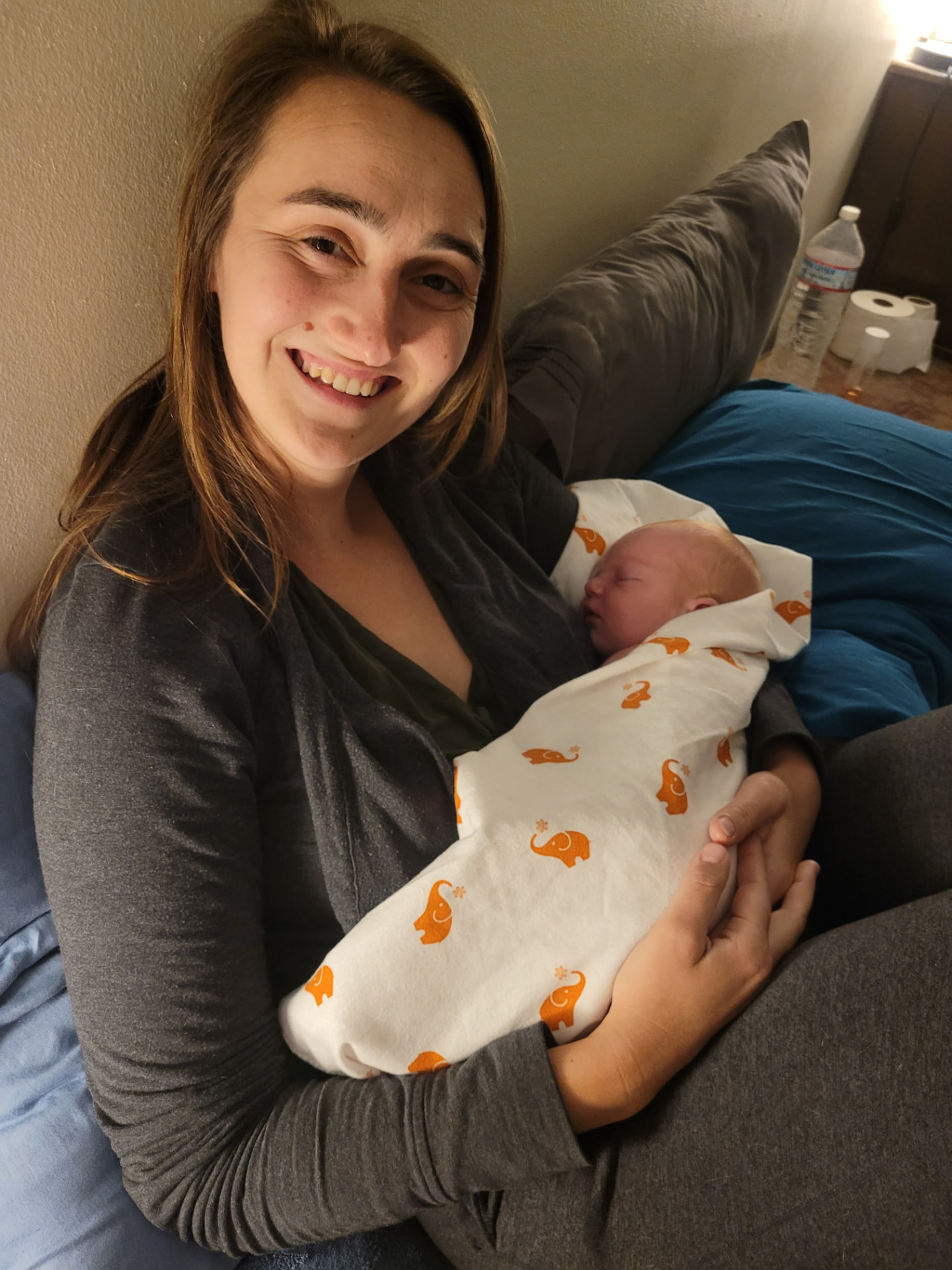 A moment from Nora's years of doula work with families