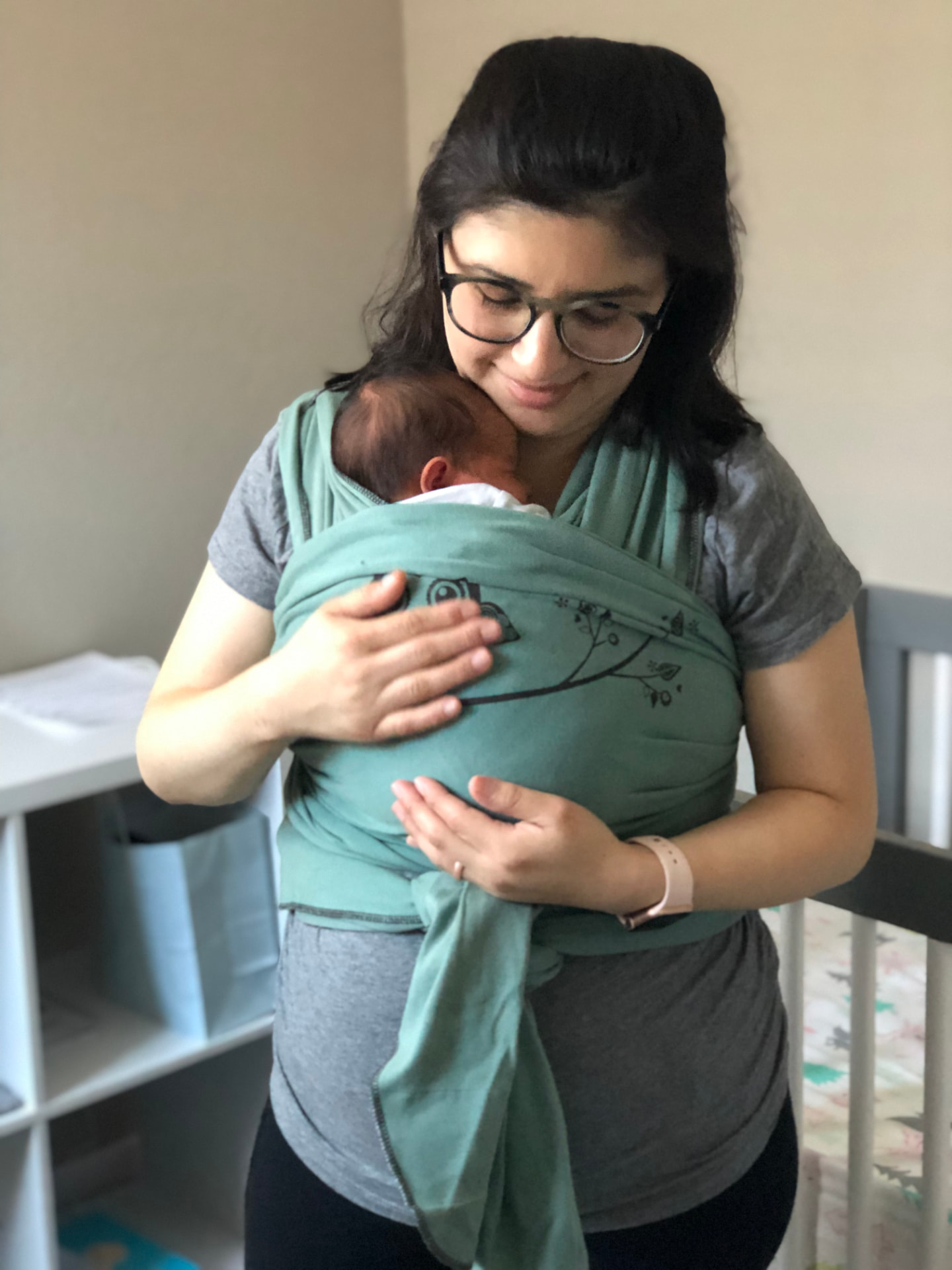 A moment from Nora's years of doula work with families