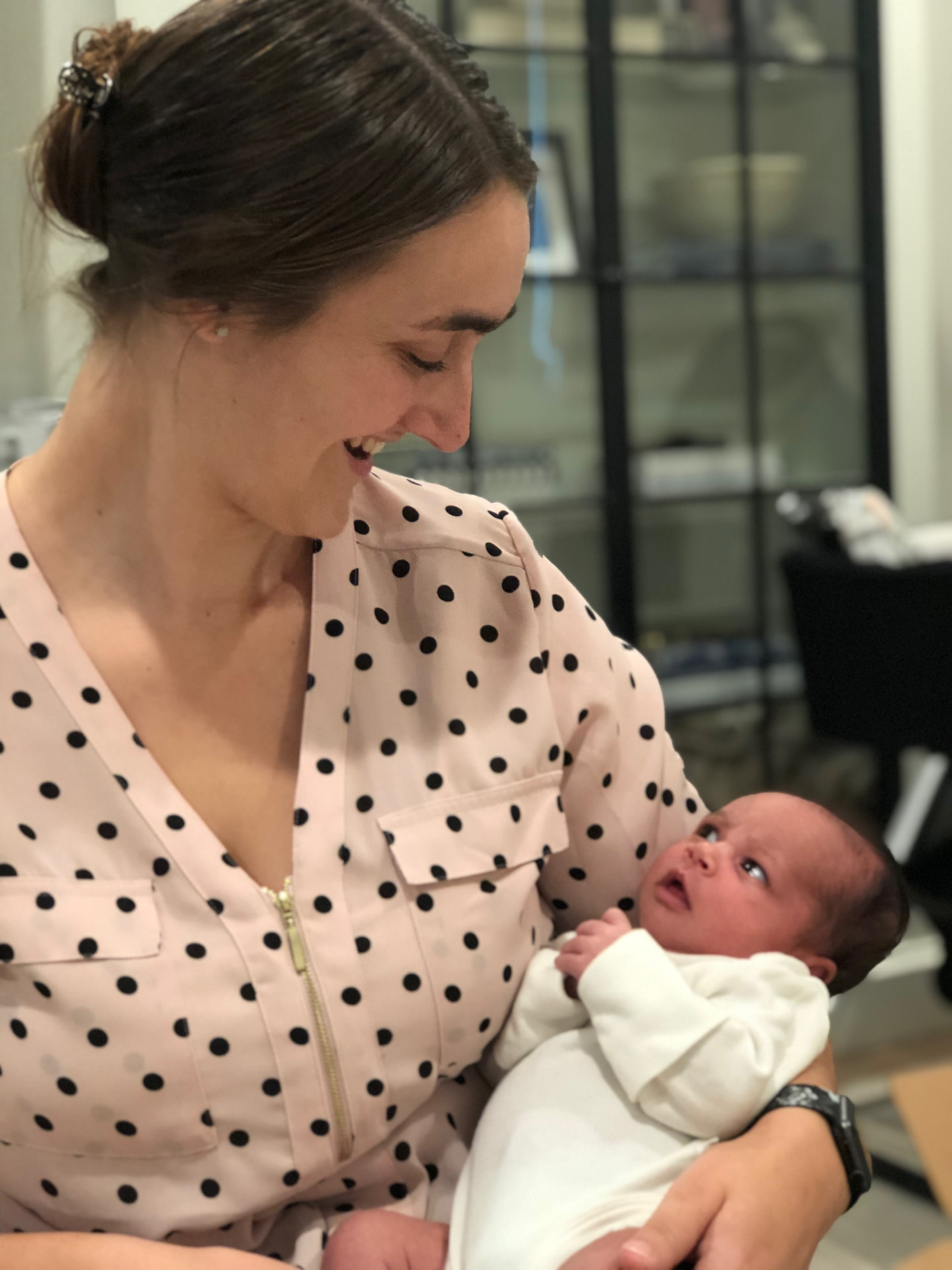 A moment from Nora's years of doula work with families