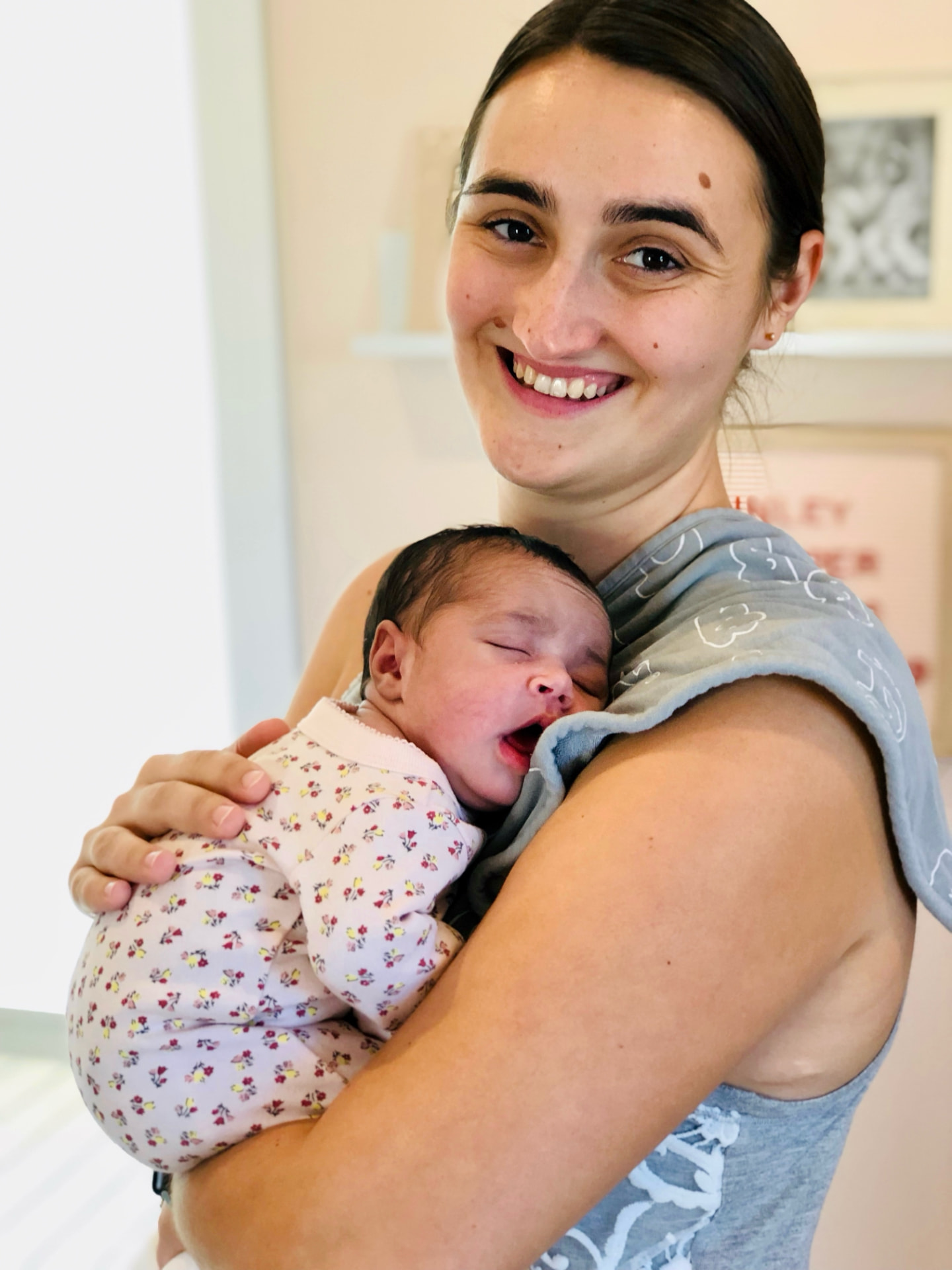 A moment from Nora's years of doula work with families