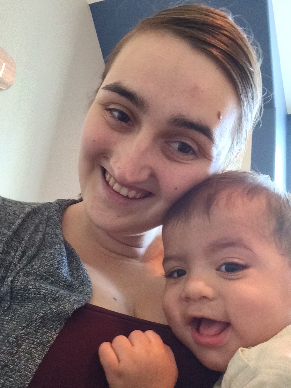 A moment from Nora's years of doula work with families