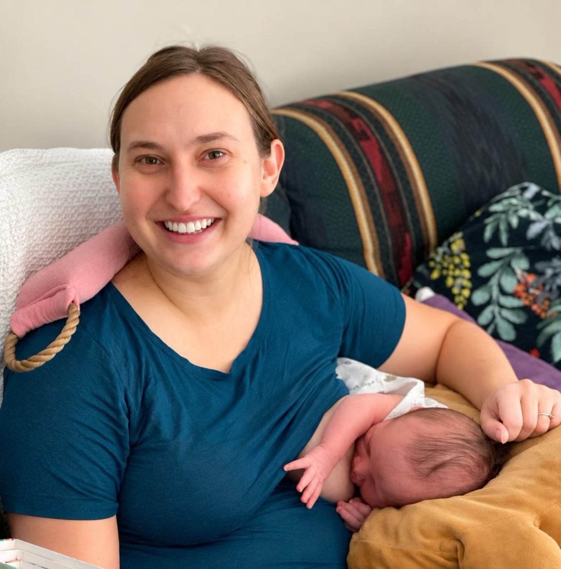 A moment from Nora's years of doula work with families