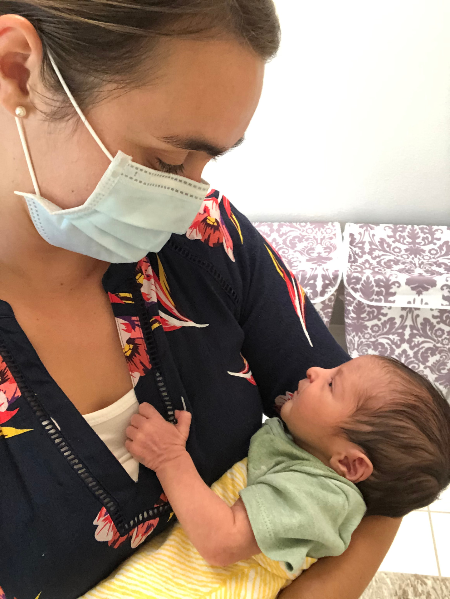 A moment from Nora's years of doula work with families